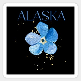 Forget me not Alaska Magnet